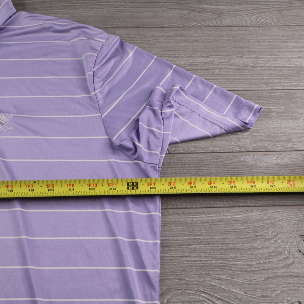 RLX Plainfield Country Club Polo Golf Shirt Men's Size XL Purple Performance - Picture 8 of 9
